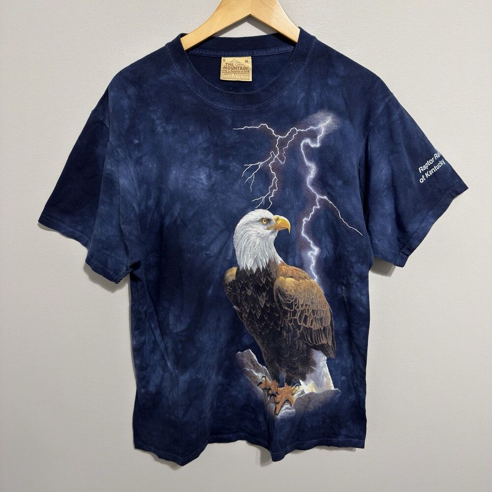 The Mountain Eagle Lightning Vintage Nature 90s Medium T Shirt Rare